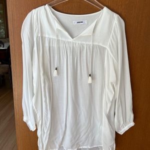 White Annie Bing smock top